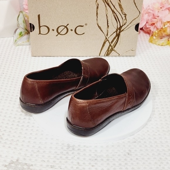 BOC Born Concept Shoes Howell Slip On Chunky Loafer Brown Leather Sz 9.5 - Picture 5 of 11